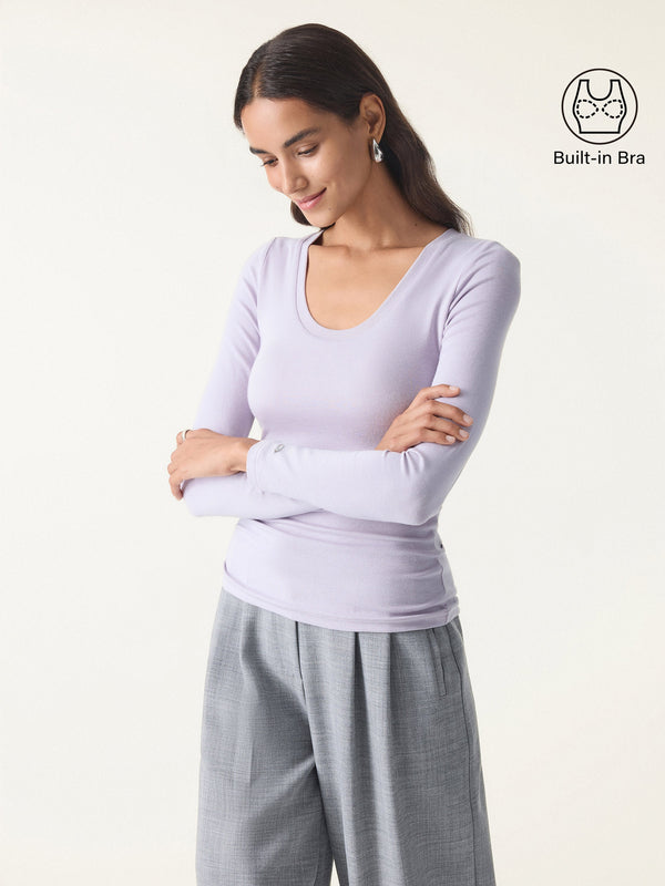 LiteWarm Round Neck Long Sleeve Brami