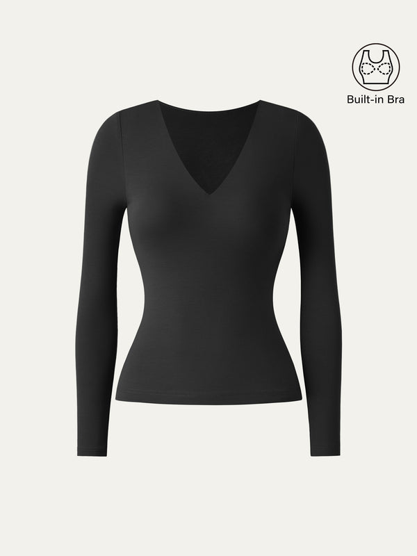 V-neck Long Sleeve New Airy Brami